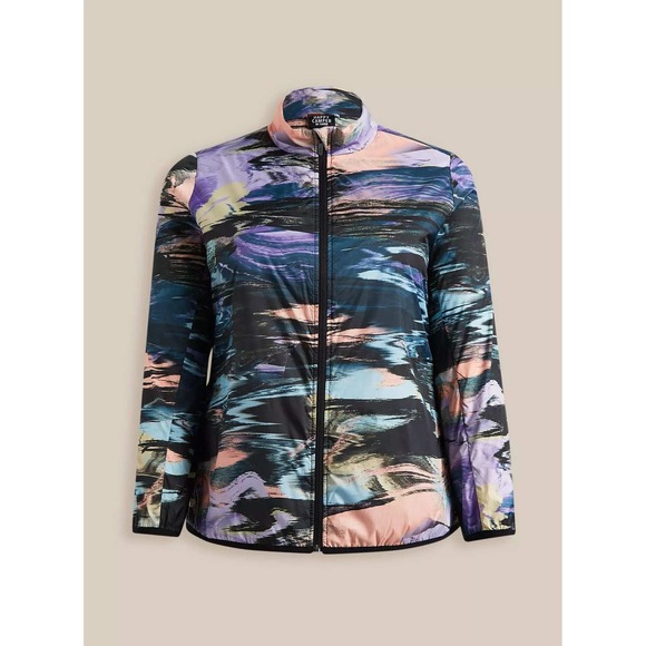 torrid Jackets & Blazers - Torrid Womens Plus 0 Happy Camper Polyester Woven Lightweight‎ Active Jacket